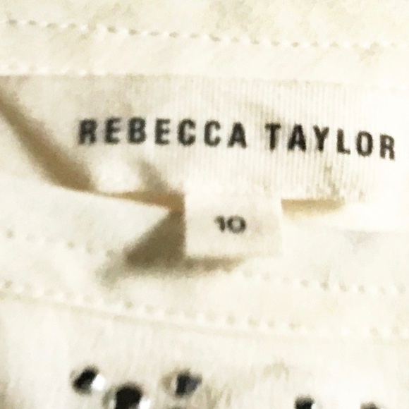 REBECCA Taylor Silk Top/ Size 10 - Picture 7 of 7